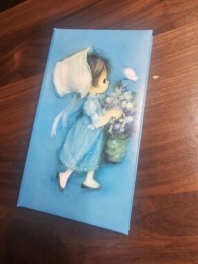 Vintage Hallmark Photo Album "Cute Girl Snapshot Album" 1972 Collectible